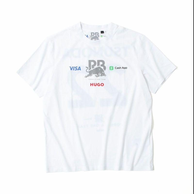 Racing Bulls｜VISA CASH APP RB F1 チーム #22 角田裕毅 Tシャツ 2024｜ホワイト