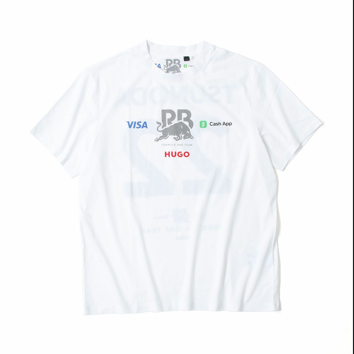 Racing Bulls｜VISA CASH APP RB F1 チーム #22 角田裕毅 Tシャツ 2024｜ホワイト