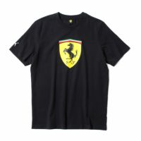 Ferrari｜スクーデリア フェラーリ ラージ シールド Tシャツ｜ブラック