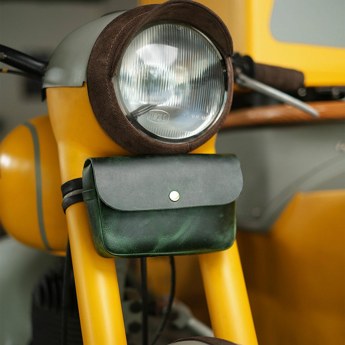 Trip Machine｜サイドキック モト ポーチ｜その他バッグ｜フォレストグリーン｜使用イメージ