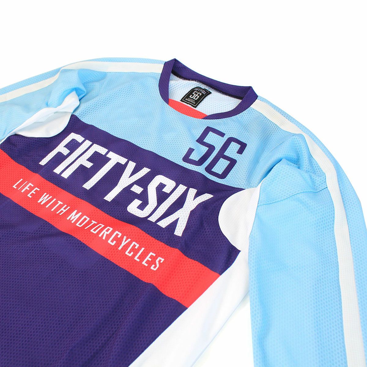 56design｜アクティブ ドライ ジャージー / 56｜MXジャージ｜ブルー