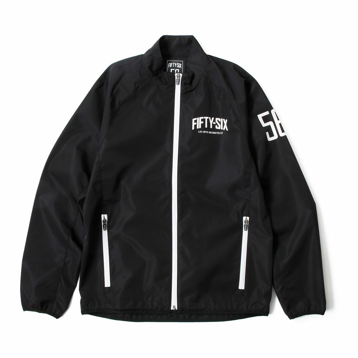 56design｜ウインド ブレーカー｜ファブリック｜ブラック