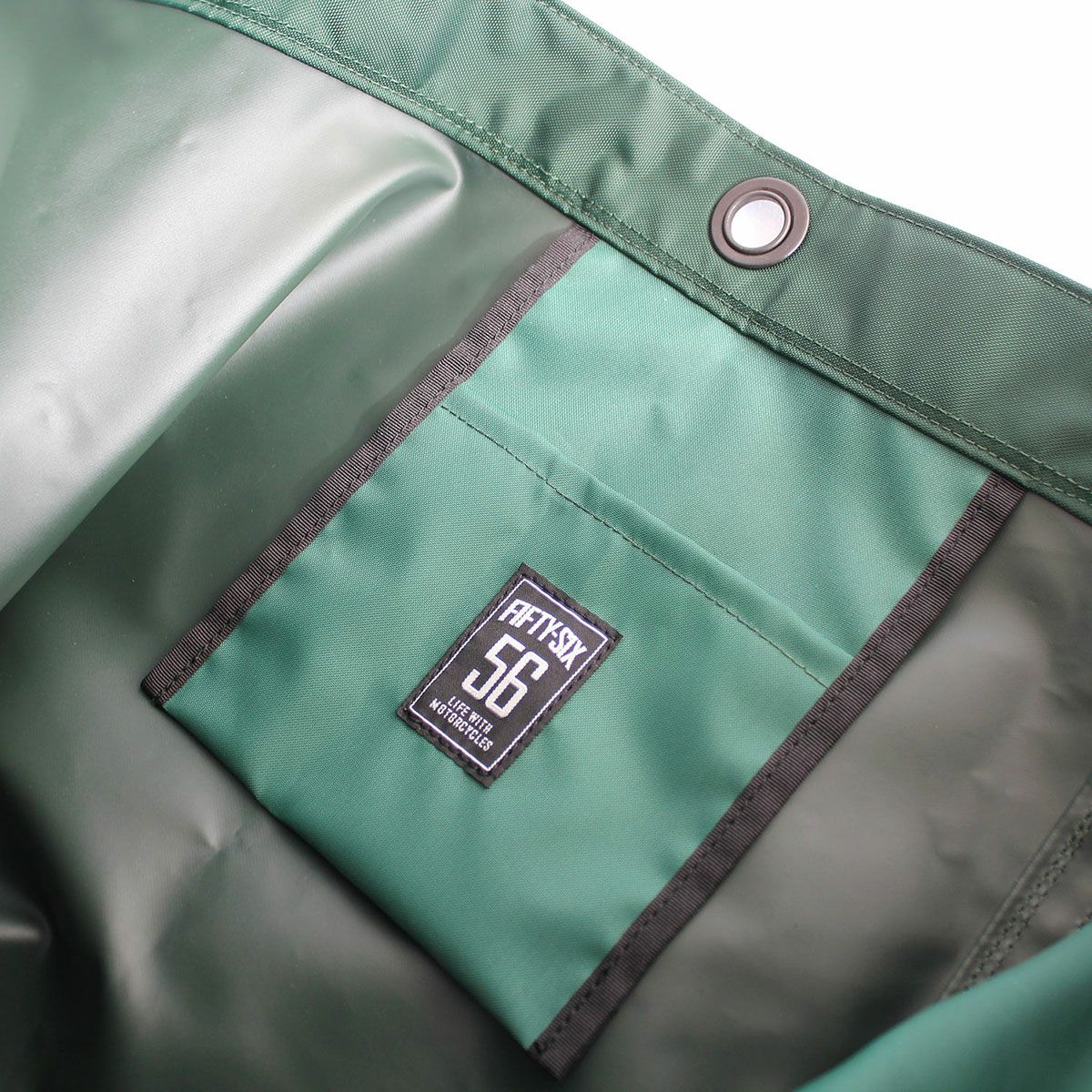 56design｜ヘルメット サック ショルダー｜グリーン×ブラック