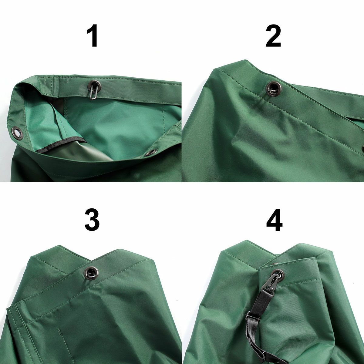 56design｜ヘルメット サック ショルダー｜グリーン×ブラック