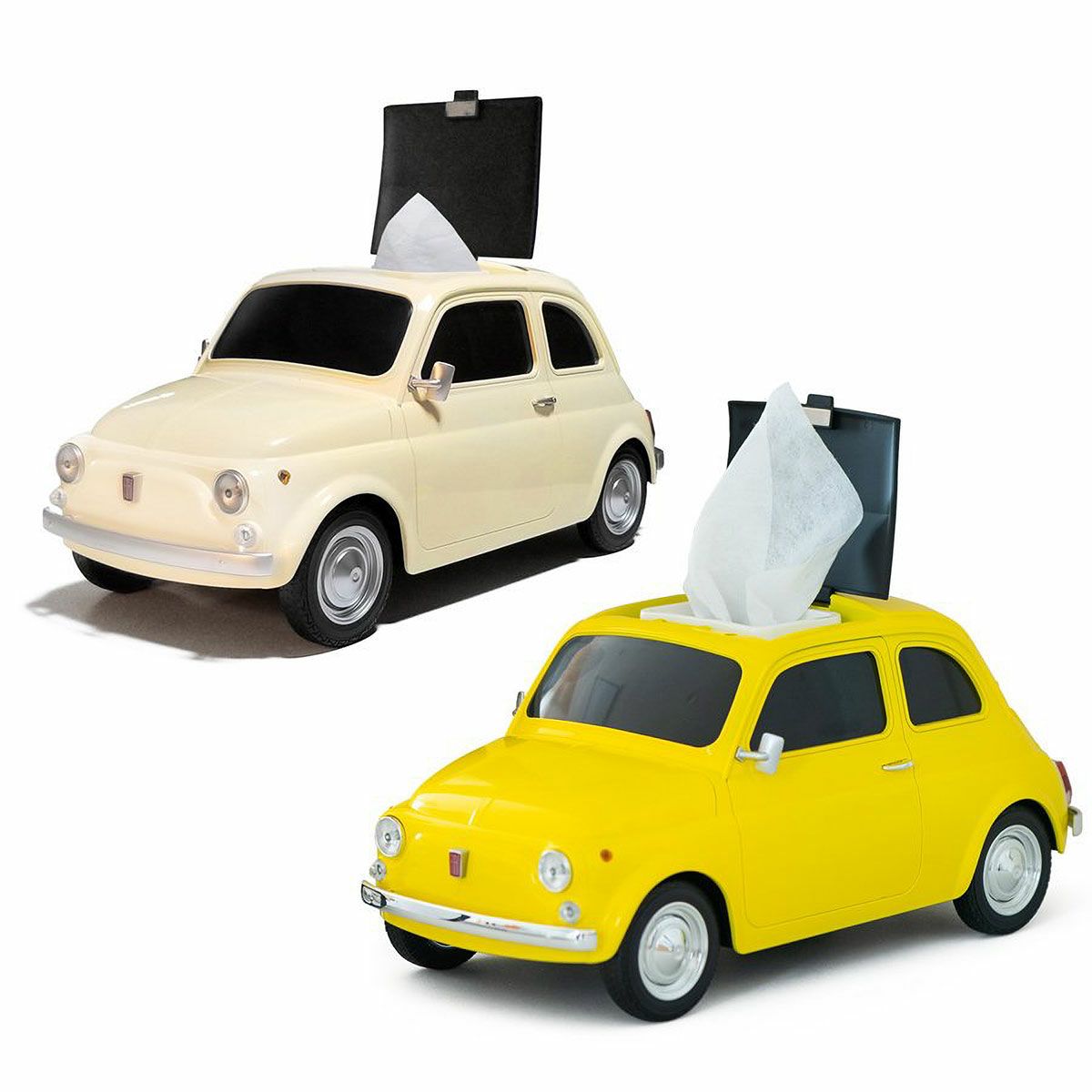 Cassette Car Products｜Fiat 500 Old 2WAYティッシュケース｜その他雑貨