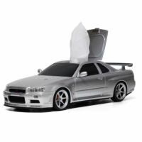 Cassette Car Products｜ウェットティッシュケース 日産スカイライン GT-R (BNR34)｜その他雑貨｜シルバー
