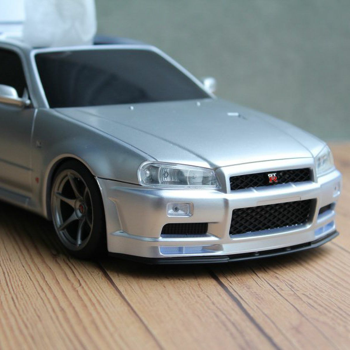 Cassette Car Products｜ウェットティッシュケース 日産スカイライン GT-R (BNR34)｜その他雑貨｜シルバー