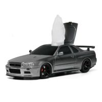 Cassette Car Products｜ウェットティッシュケース 日産スカイライン GT-R (BNR34)｜その他雑貨｜ガンメタリック