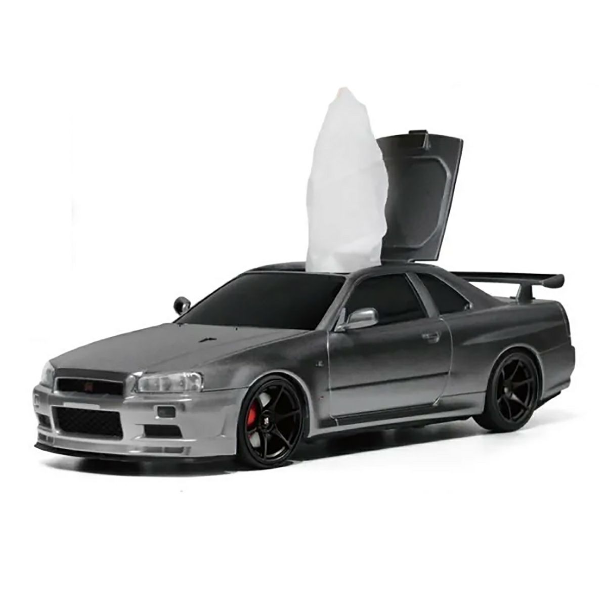 Cassette Car Products｜ウェットティッシュケース 日産スカイライン GT-R (BNR34)｜その他雑貨｜ガンメタリック