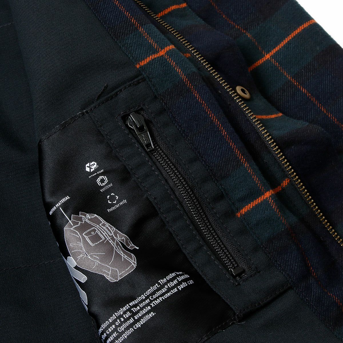 John Doe｜XTM モトシャツヴィンテージ｜ファブリック｜ブラック