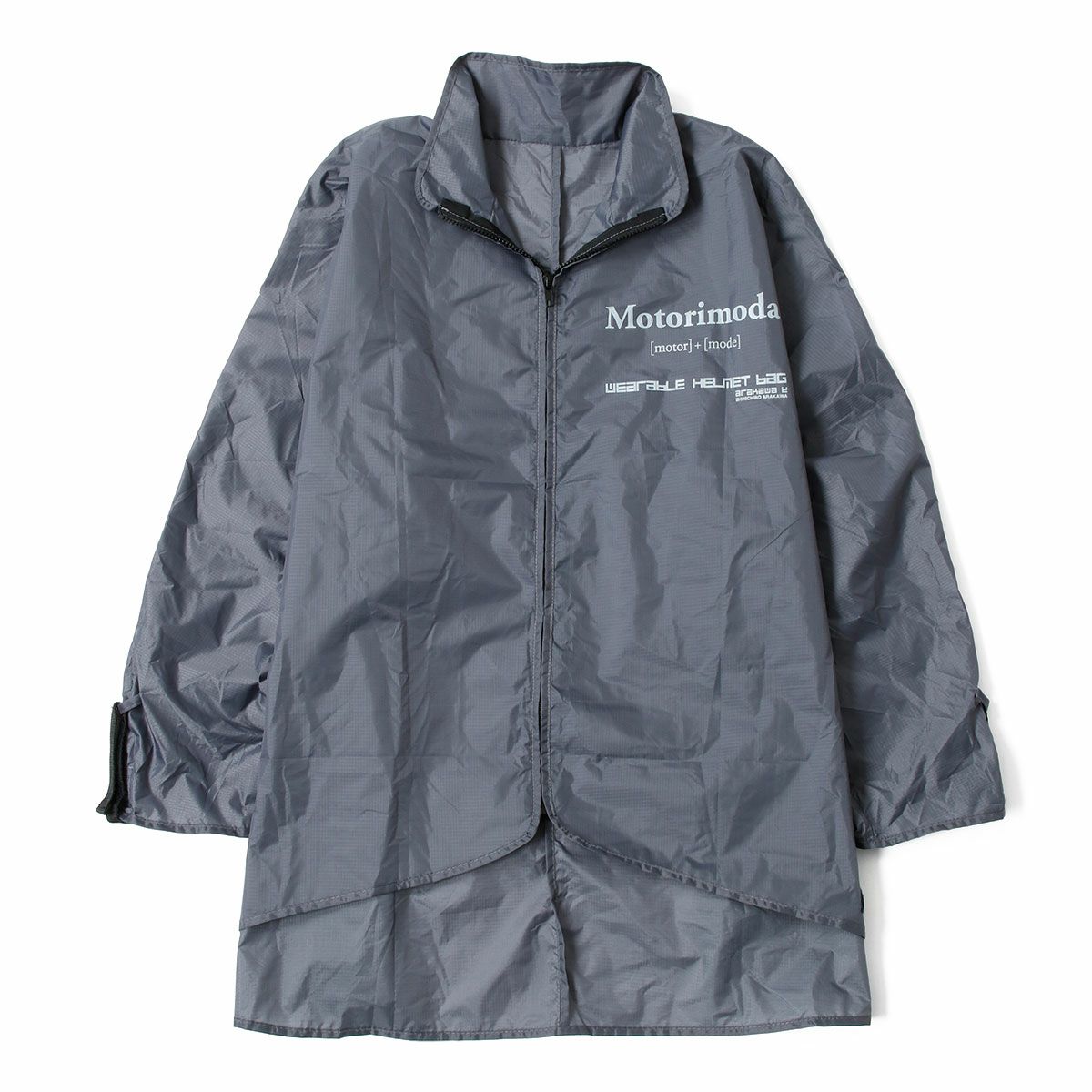 SHINICHIRO ARAKAWA｜ウェアラブルバッグ ”Bozzolo” Edizione Motorimoda（ボッツォロ エディツィオーネ モトーリモーダ）｜バックパック｜グレー×ブルー