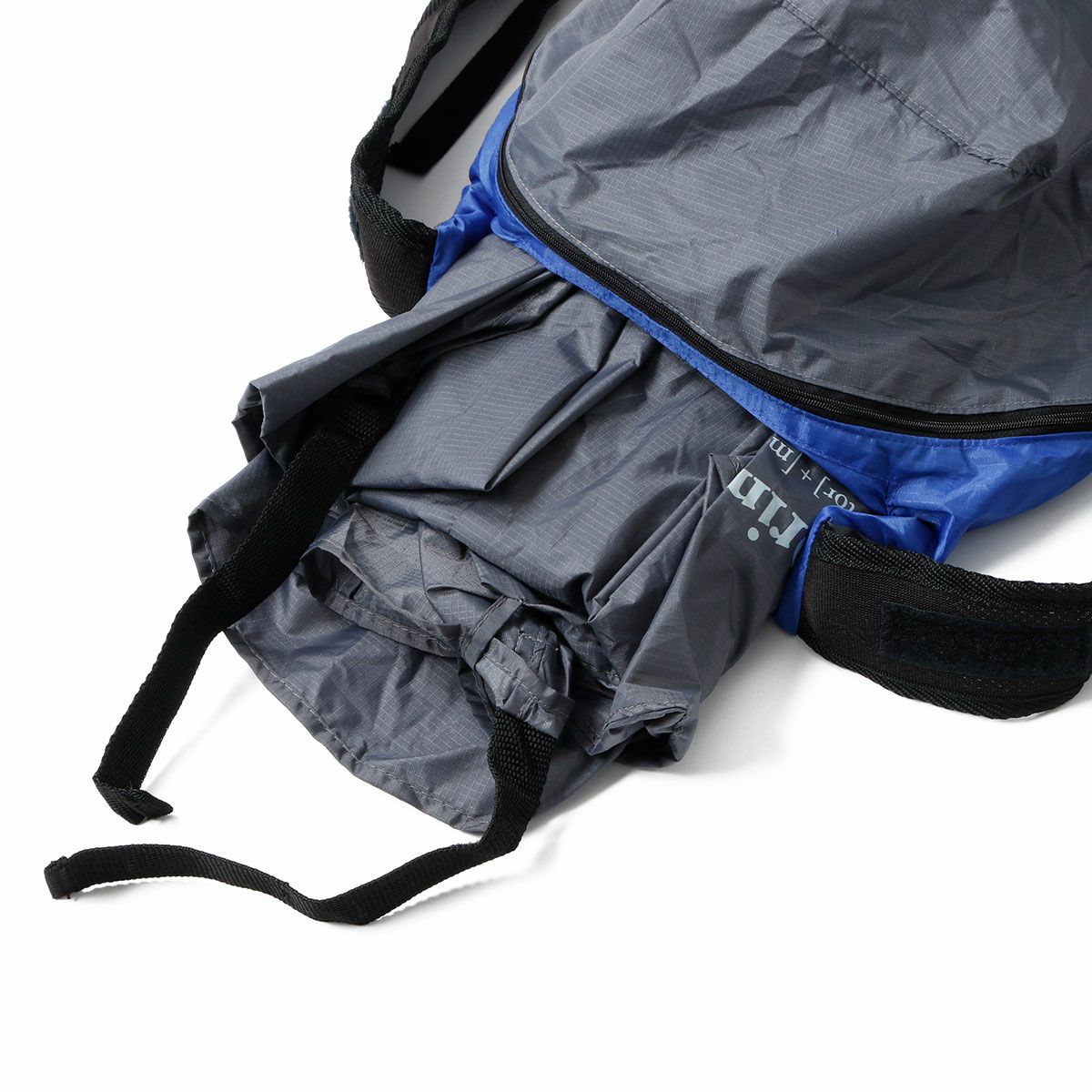 SHINICHIRO ARAKAWA｜ウェアラブルバッグ ”Bozzolo” Edizione Motorimoda（ボッツォロ エディツィオーネ モトーリモーダ）｜バックパック｜グレー×ブルー