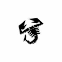 Abarth｜アバルト 3D スコーピオン ステッカー (60mm)｜ブラック