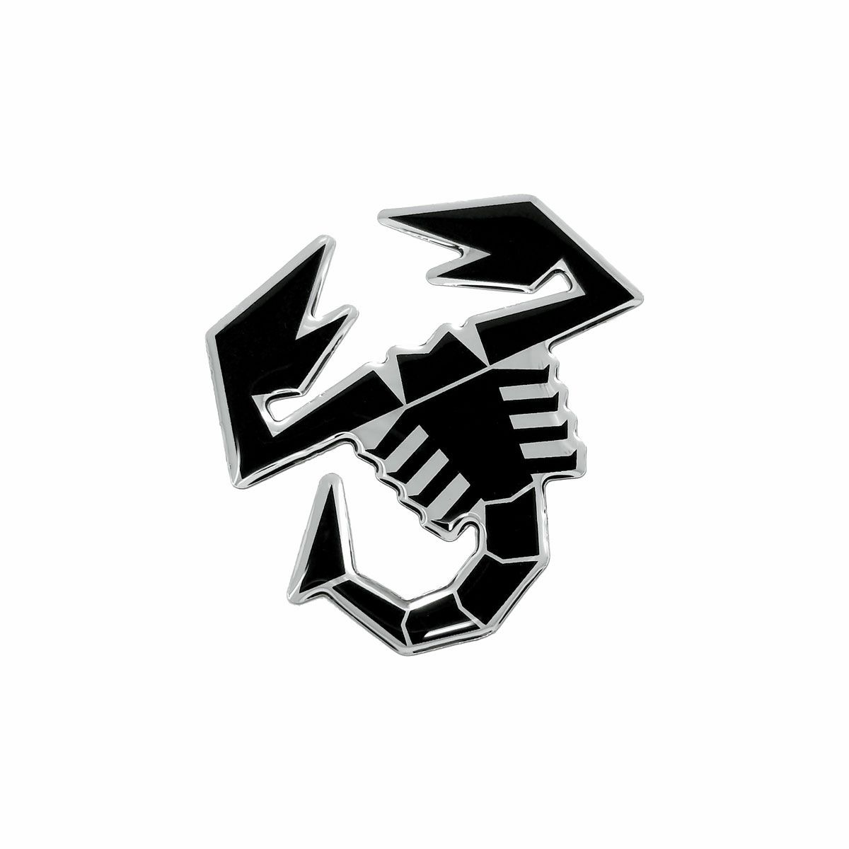 Abarth｜アバルト 3D スコーピオン ステッカー (100mm)｜ブラック