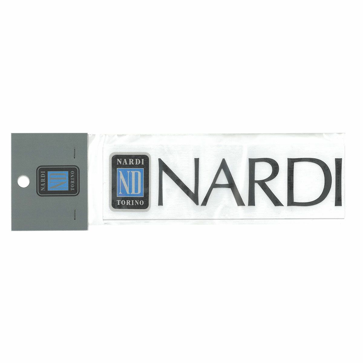 NARDI｜ナルディ ステッカー 15×4cm｜ブラック