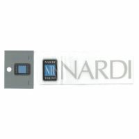 NARDI｜ナルディ ステッカー 15×4cm｜シルバー