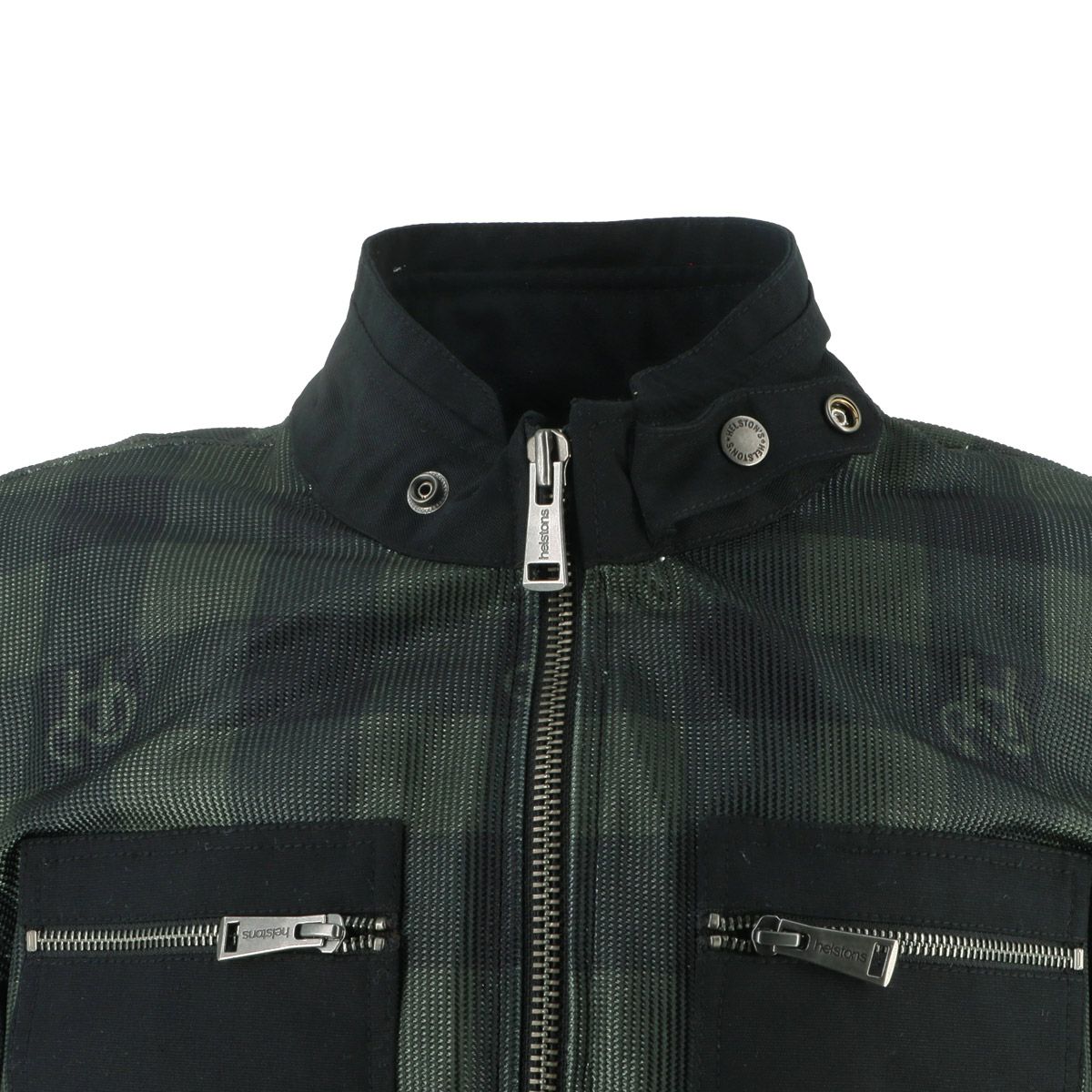 helstons｜ジェネシス エア メッシュ ジャケット｜メッシュ｜ブラック×グリーン