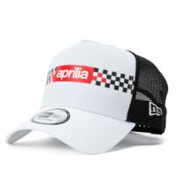 Aprilia｜アプリリア NewEra チェッカー プリント A-Frame トラッカー キャップ｜帽子