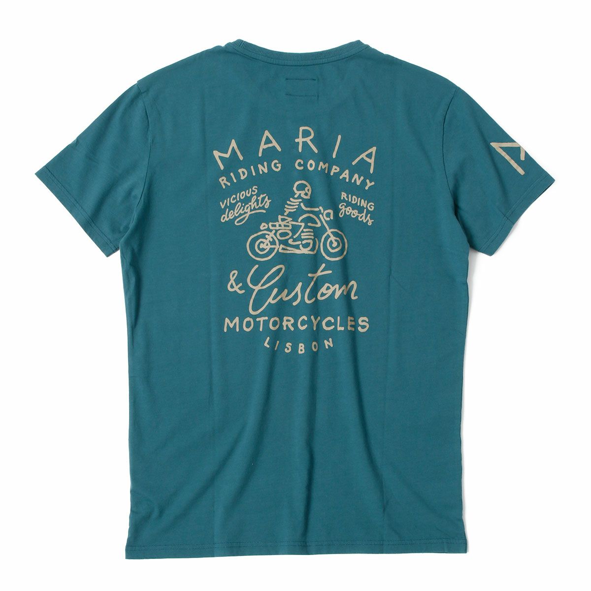Maria Riding Company｜ヴィシャス Tシャツ｜ぺトロールグリーン