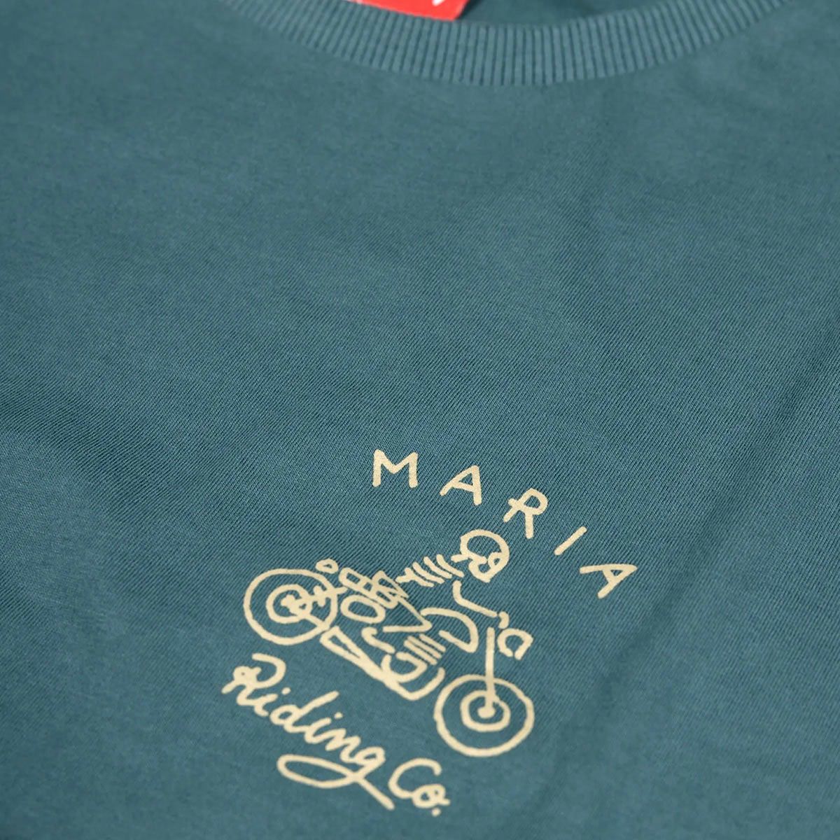Maria Riding Company｜ヴィシャス Tシャツ｜ぺトロールグリーン