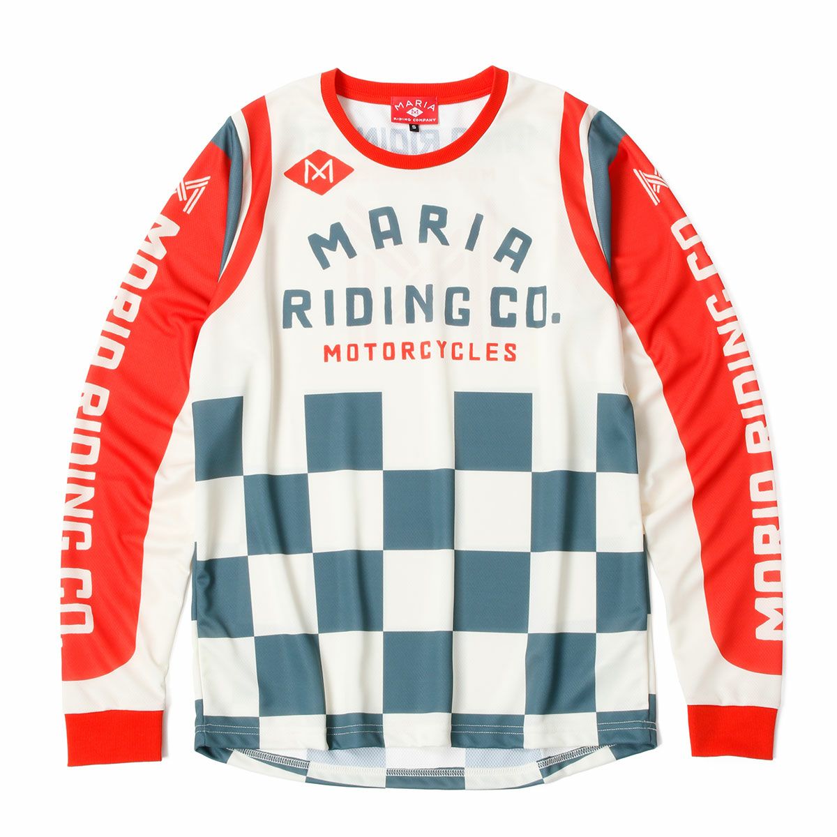 Maria Riding Company｜ファイナル ラップ トロフィー ジャージ｜MXジャージ｜ホワイト×レッド