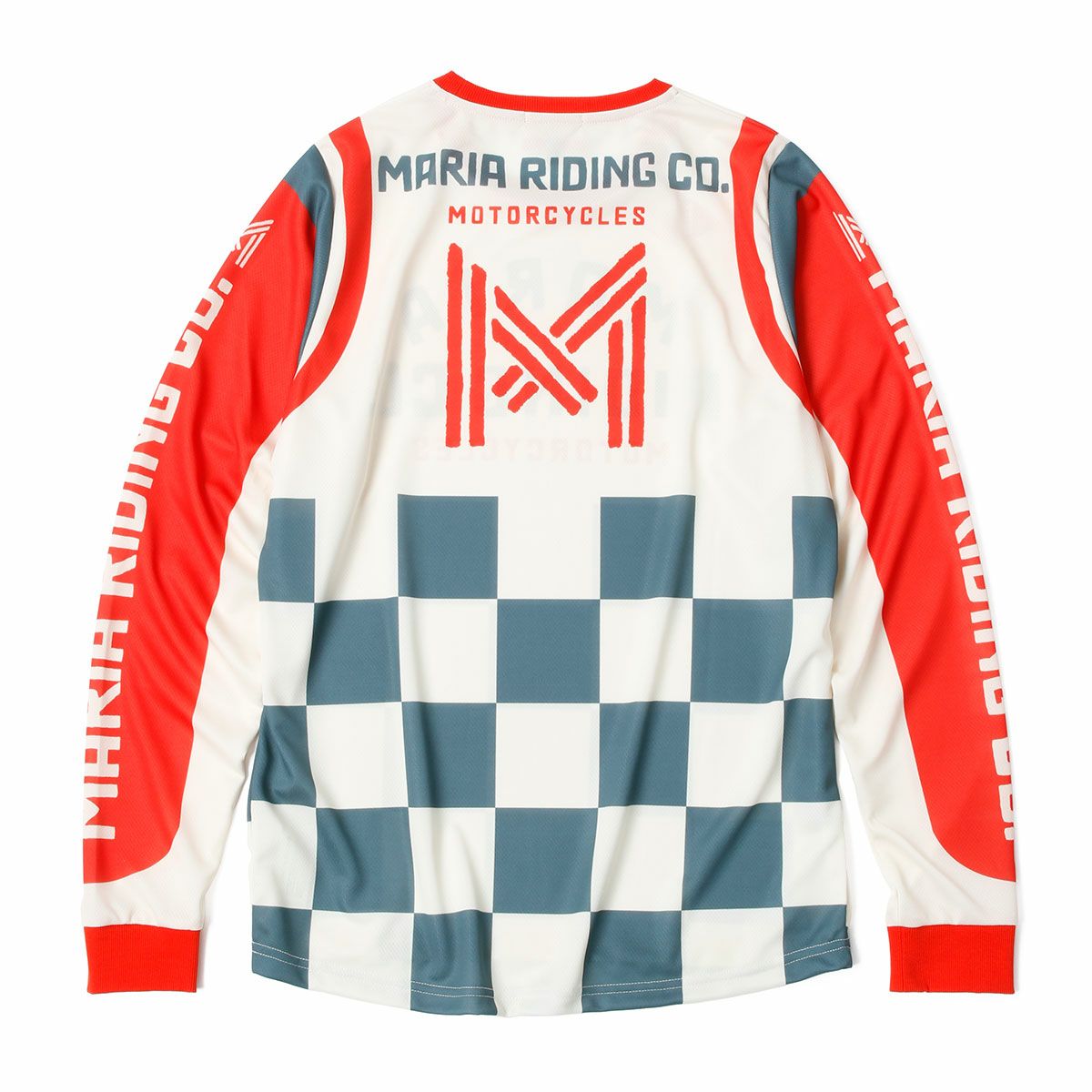 Maria Riding Company｜ファイナル ラップ トロフィー ジャージ｜MXジャージ｜ホワイト×レッド