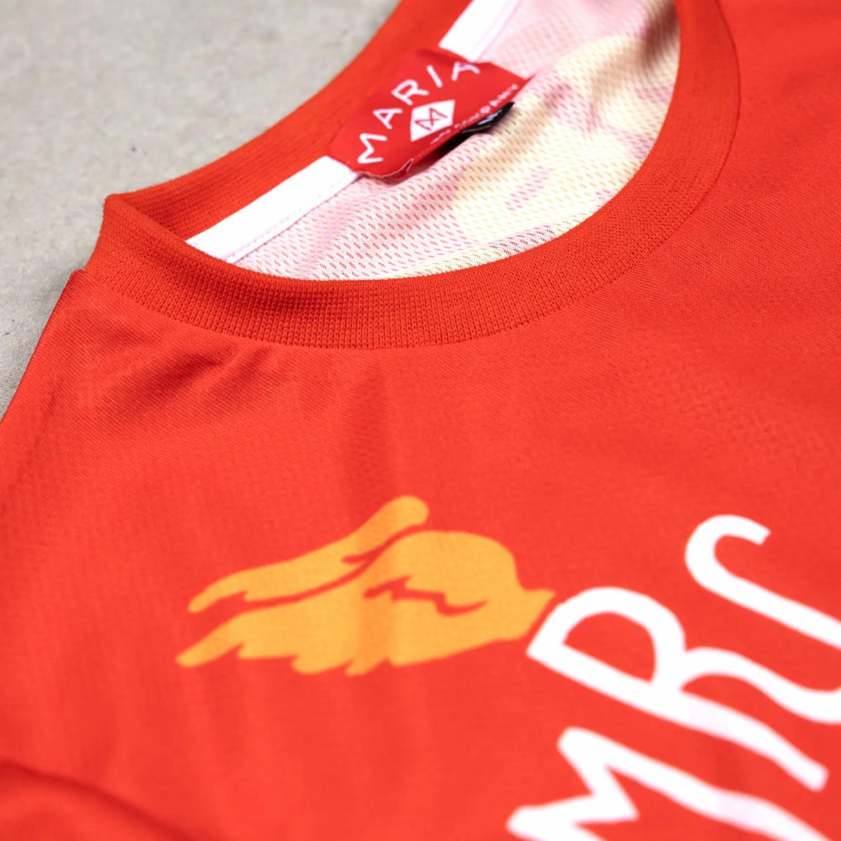 Maria Riding Company｜ビッグ トライ トロフィー ジャージ｜MXジャージ｜レッド×オレンジ