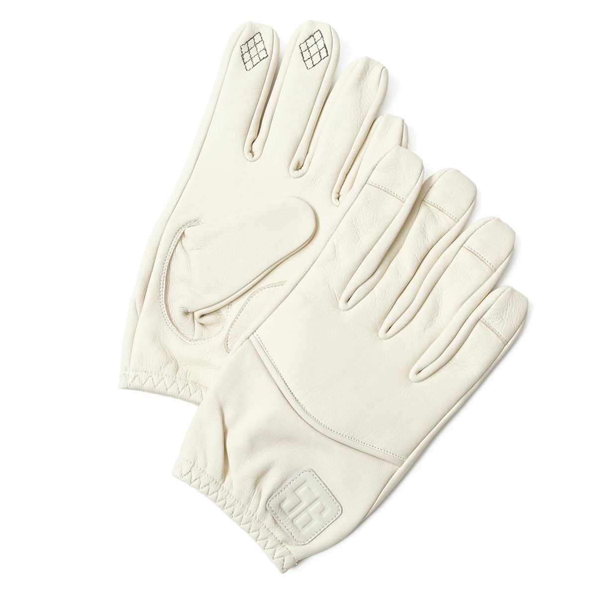 56design｜レザー ライディング グローブ｜3シーズン｜アイボリー