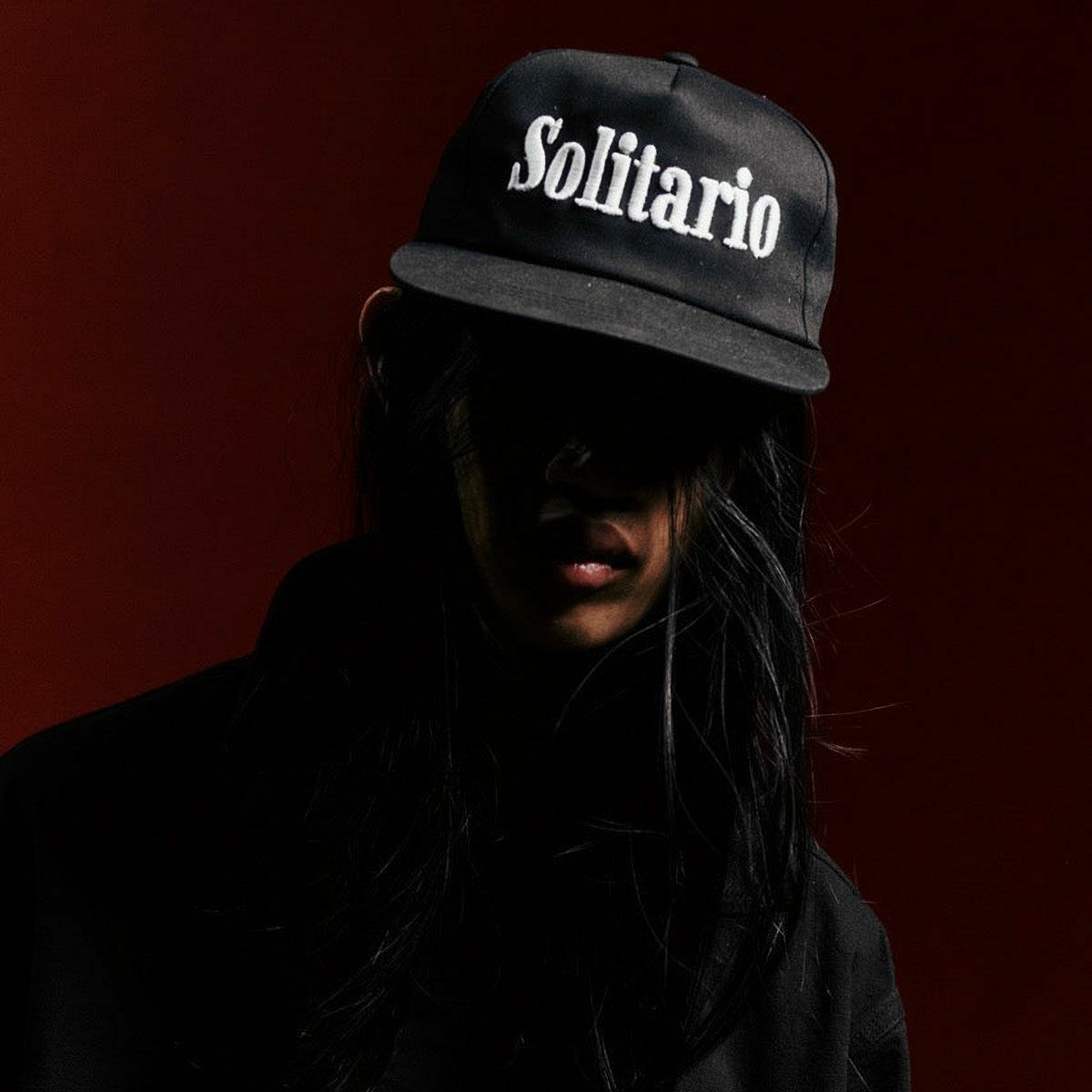 El Solitario｜ソリタリオ レーシング チーム キャップ｜帽子｜ブラック｜モデル着用