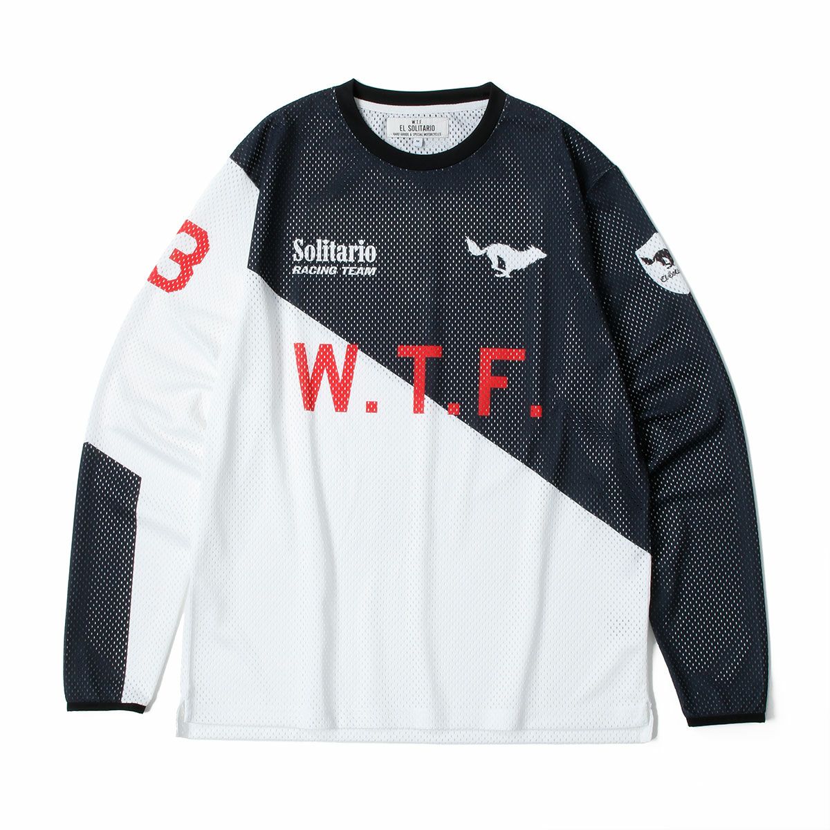 El Solitario｜ソリタリオ レーシング タイプ3 MX ジャージ｜MXジャージ｜ホワイト×ブラック