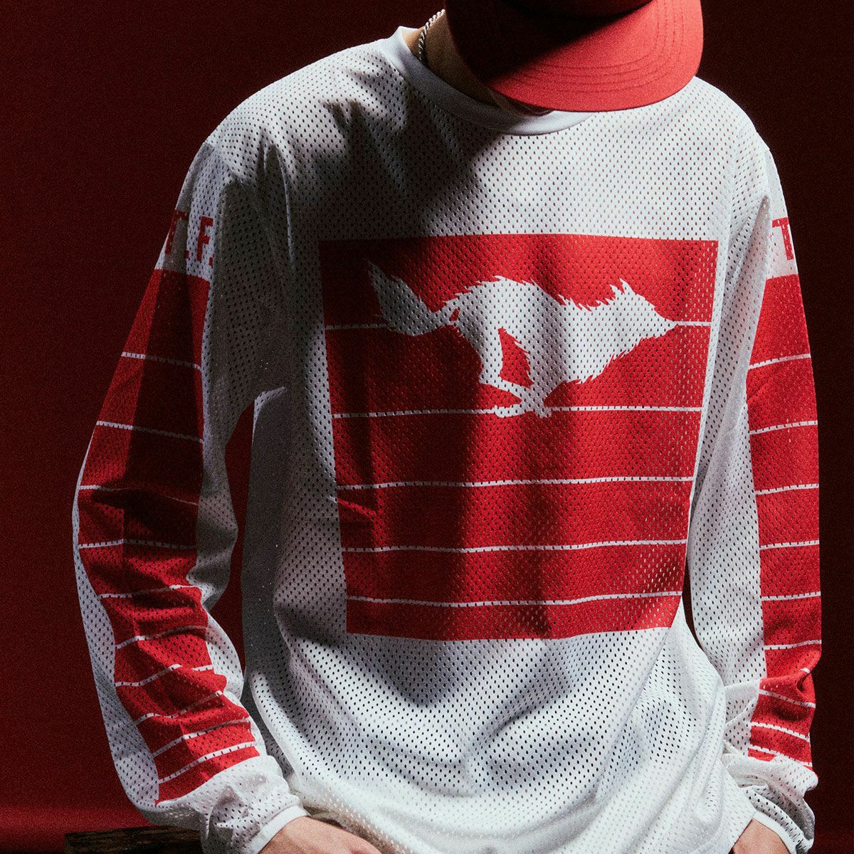 El Solitario｜ソリタリオ レーシング タイプ1 MX ジャージ｜ホワイト｜モデル着用