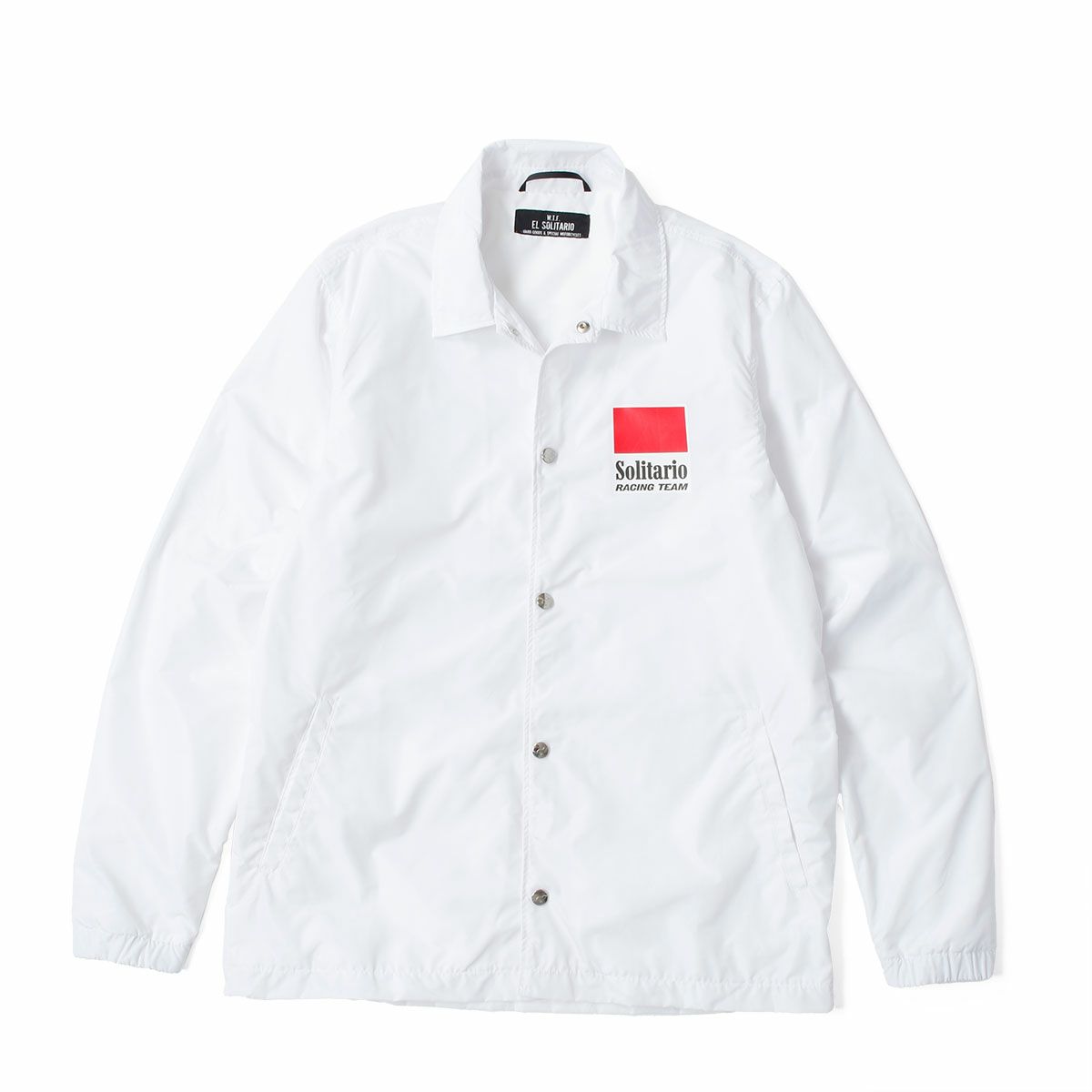 El Solitario｜ソリタリオ レーシング チーム ジャケット｜ファブリック｜ホワイト