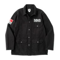 El Solitario｜ソリタリオ レーシング チーム ワーカー ジャケット｜ファブリック｜ブラック