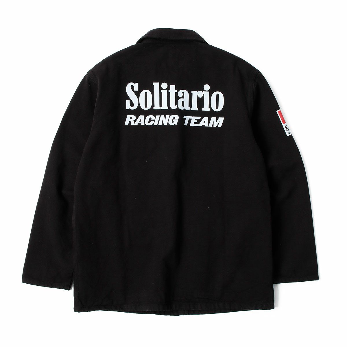 El Solitario｜ソリタリオ レーシング チーム ワーカー ジャケット｜ファブリック｜ブラック