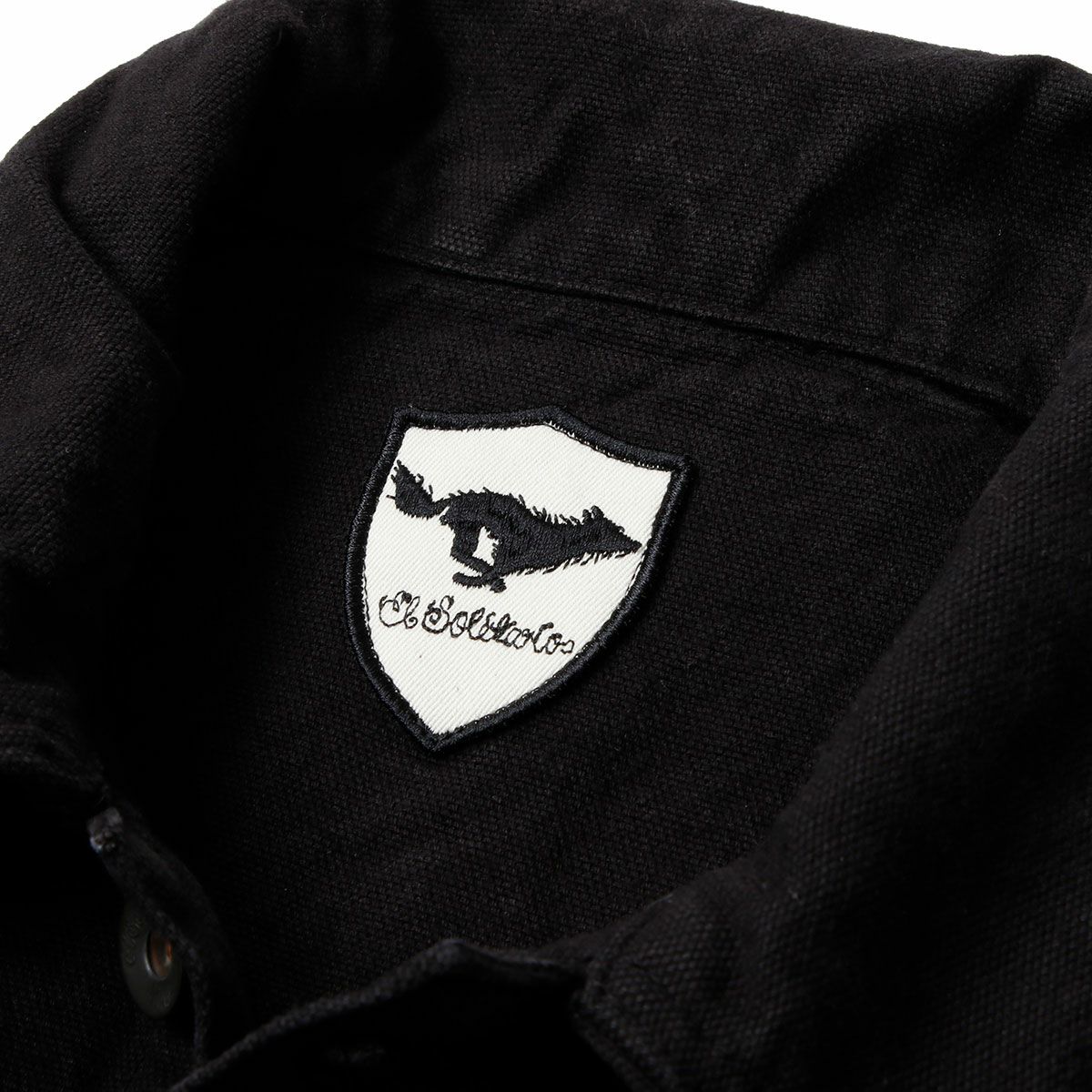 El Solitario｜ソリタリオ レーシング チーム ワーカー ジャケット｜ファブリック｜ブラック