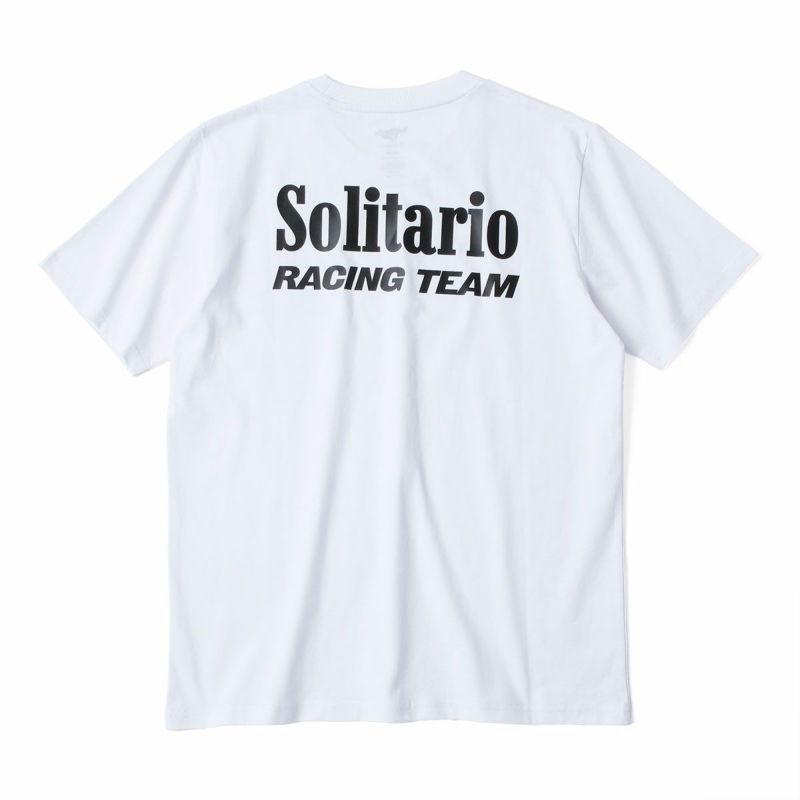 El Solitario｜ソリタリオ レーシング チーム Tシャツ｜ホワイト