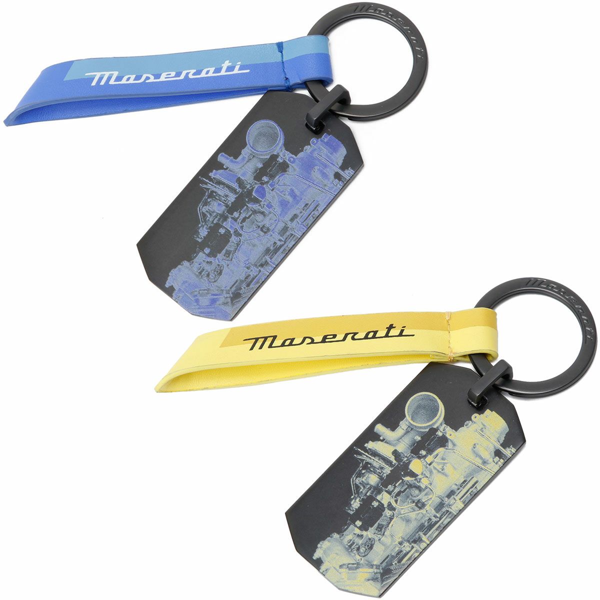 PININFARINA｜ピニンファリーナ × マセラティ ENGINE TAG キーリング｜キーホルダー