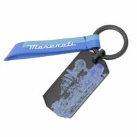 PININFARINA｜ピニンファリーナ × マセラティ ENGINE TAG キーリング｜キーホルダー｜ブルー