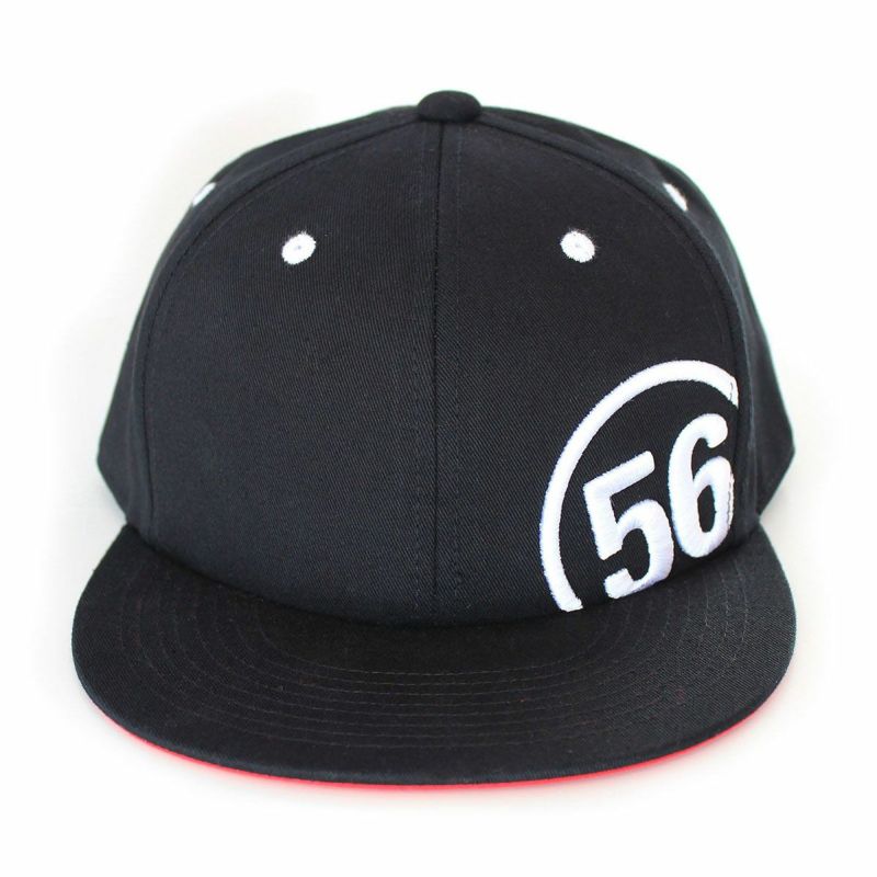 56design｜フィフティーシックス レーシング チーム サークル キャップ｜帽子｜ブラック