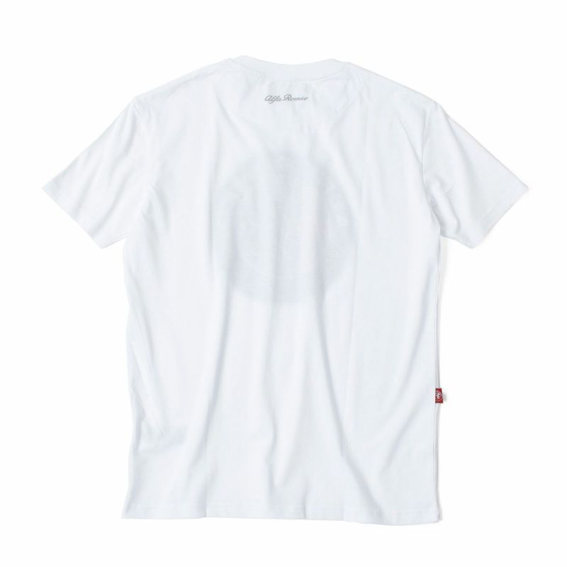 Alfaromeo｜アルファロメオ ロゴ Tシャツ｜ホワイト