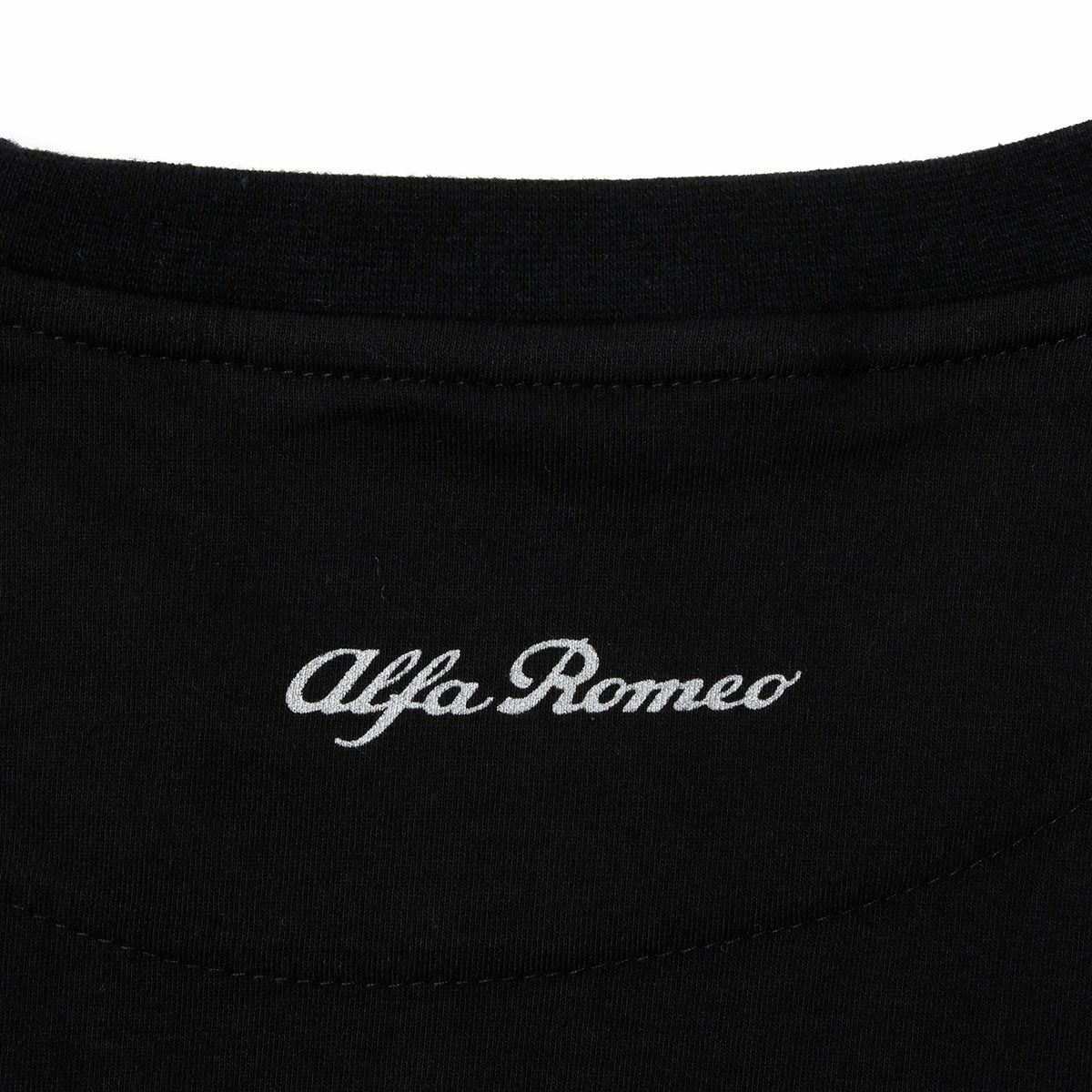 Alfaromeo｜アルファロメオ ロゴ Tシャツ｜ブラック