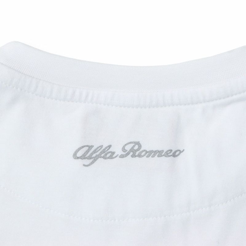 Alfaromeo｜アルファロメオ ロゴ Tシャツ｜ホワイト