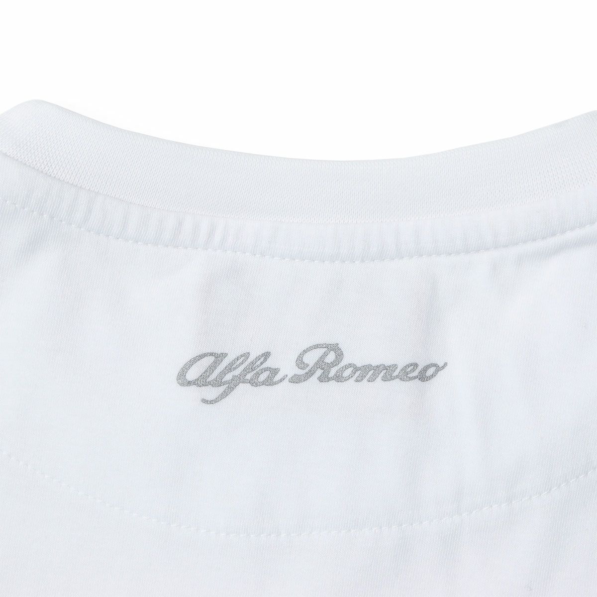 Alfaromeo｜アルファロメオ ロゴ Tシャツ｜ホワイト