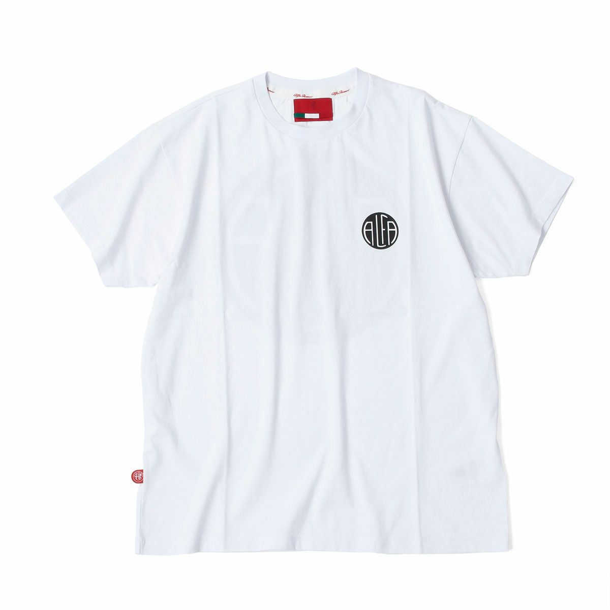 Alfaromeo｜アルファロメオ ワンポイント ロゴ Tシャツ｜ホワイト
