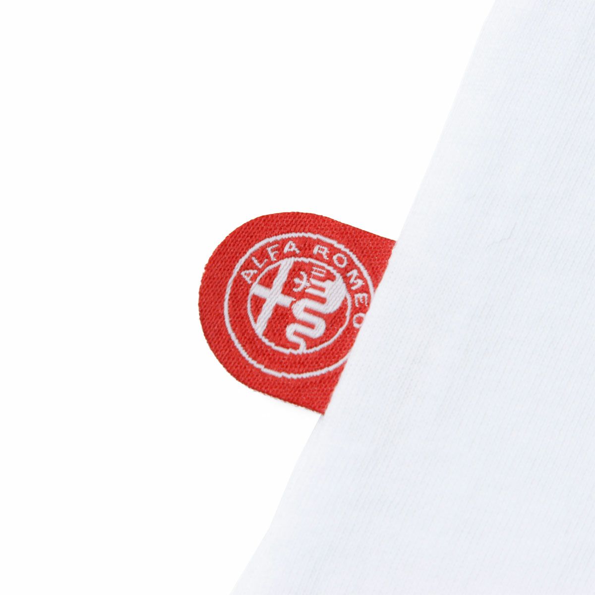 Alfaromeo｜アルファロメオ ワンポイント ロゴ Tシャツ｜ホワイト