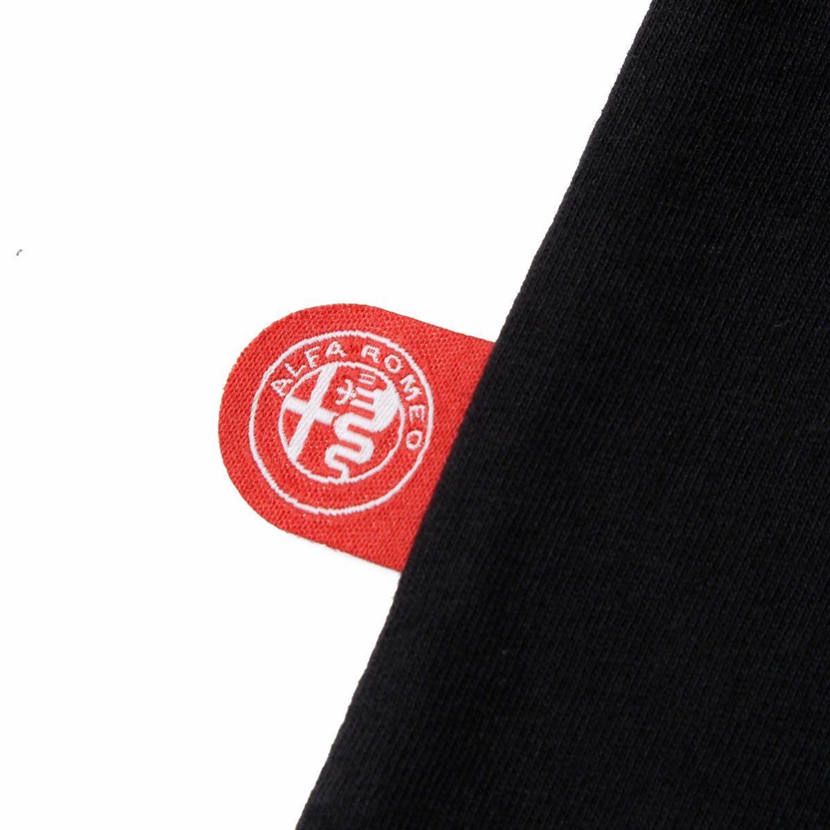 Alfaromeo｜アルファロメオ ポケット Tシャツ｜ブラック×レッド