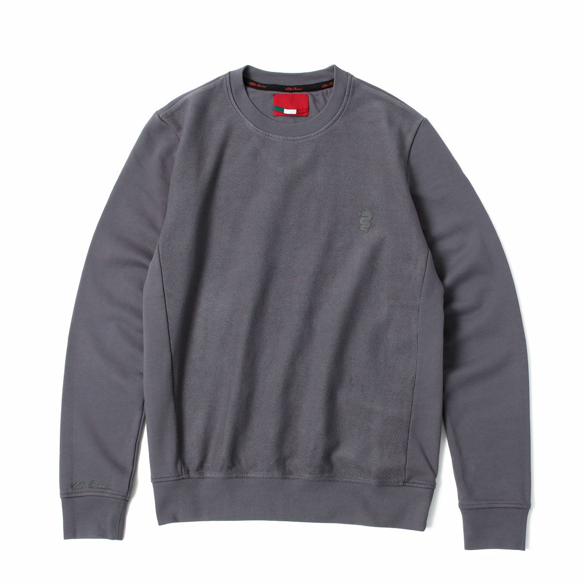 Alfaromeo｜アルファロメオ ワンポイント ロゴ スウェットシャツ｜ニット