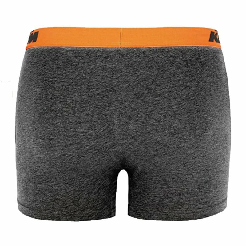 KTM｜KTM ボクサーブリーフ 2枚×3点セット｜アンダーウェア｜ダークグレー×オレンジ