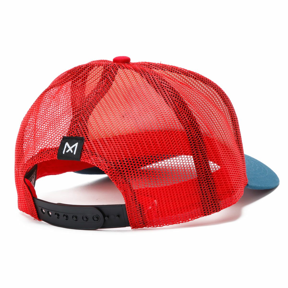 Maria Riding Company｜スネーク トラッカー キャップ｜帽子｜レッド×ブルー×ホワイト