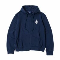 MASERATI｜マセラティ トライデント ロゴ パッチ フーディー｜
